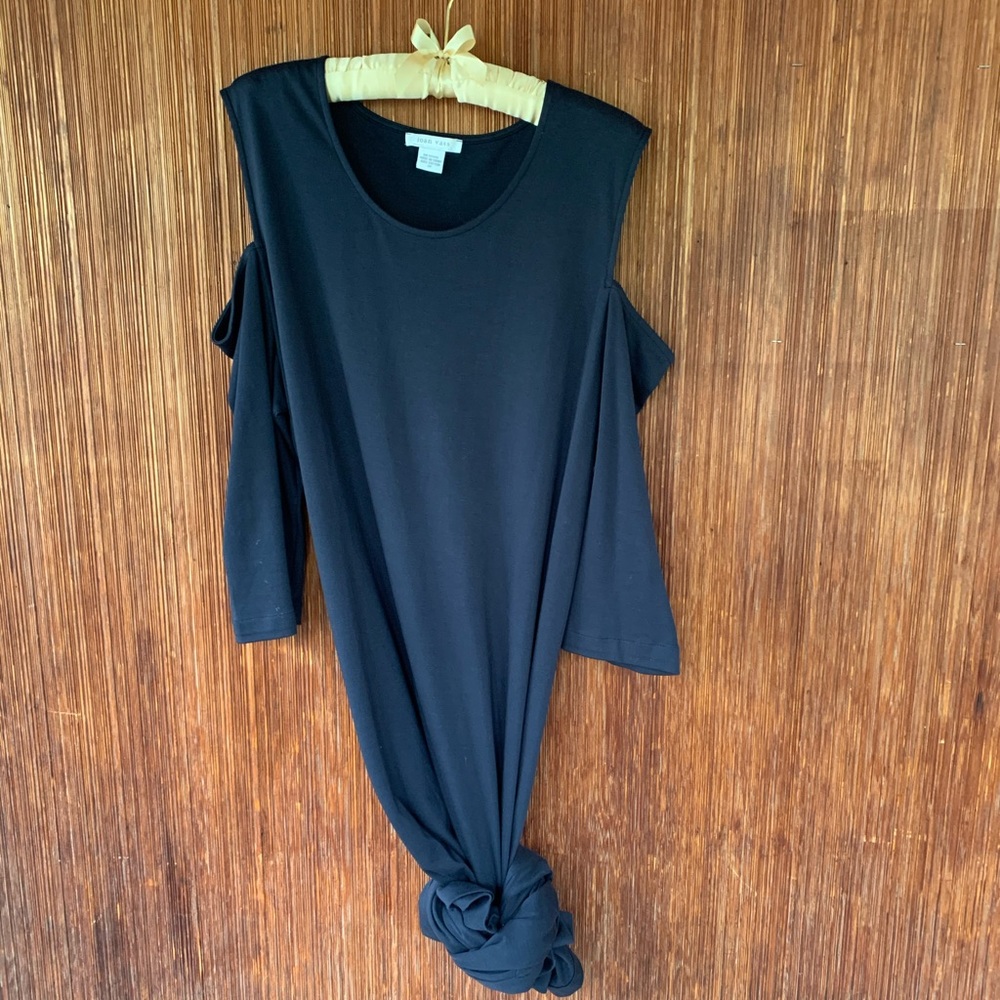 Maxi Dress with Shoulder Cut Outs